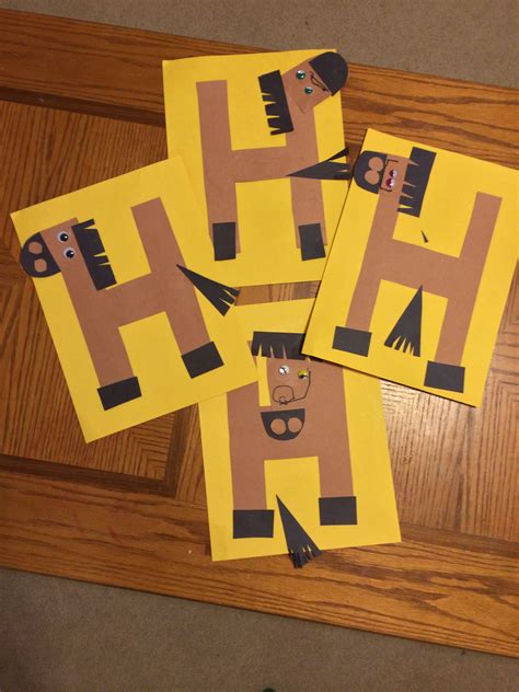 Crafts for the letter h - Use this craft as a fun way to incorporate ELA and art! This craft includes easy-to-follow instructions and everything you need to make your own adorable ...